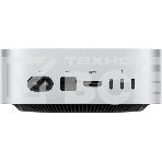 Компьютер Apple Mac mini A3238 M4 10 core (4.41) 16Gb SSD256Gb 10 core GPU macOS GbitEth WiFi BT серебристый (MU9D3J/A), фото3