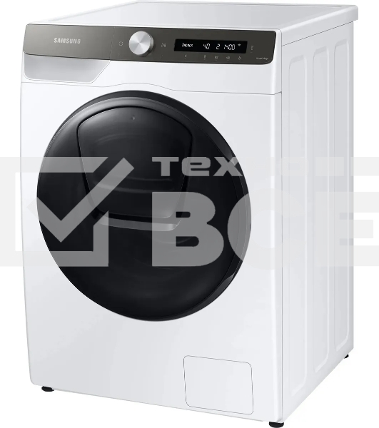 Стирально-сушильная машина Samsung WD80T554CBT/LD белый, загрузка фронтальная 8 кг, 1400 об/мин, класс: A