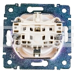 Механизм розетки 1-м СП Valena 2К+З с заземл. нем. станд. белый (DIY-упак.) Legrand 694280, фото2