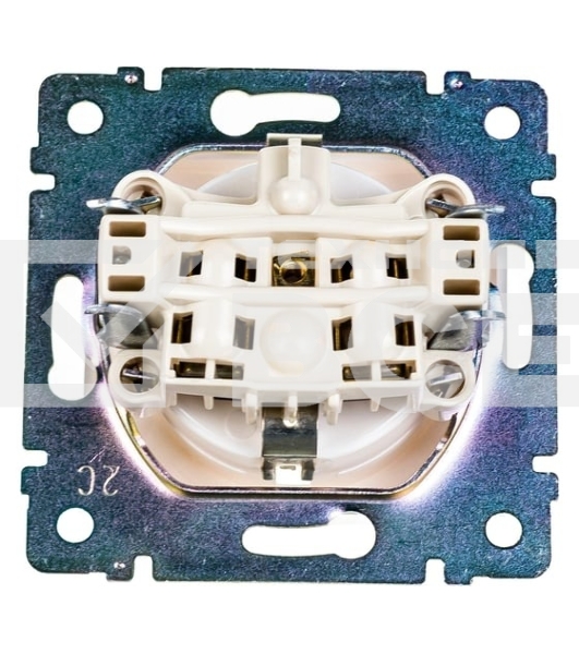 Механизм розетки 1-м СП Valena 2К+З с заземл. нем. станд. белый (DIY-упак.) Legrand 694280