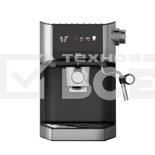 Кофеварка рожковая+капсульная BQ CM3003 стальной/чёрный, исп. кофе - молотый/капсулы Dolce gusto, Nespresso, 1 л, 950 Вт, 19 бар