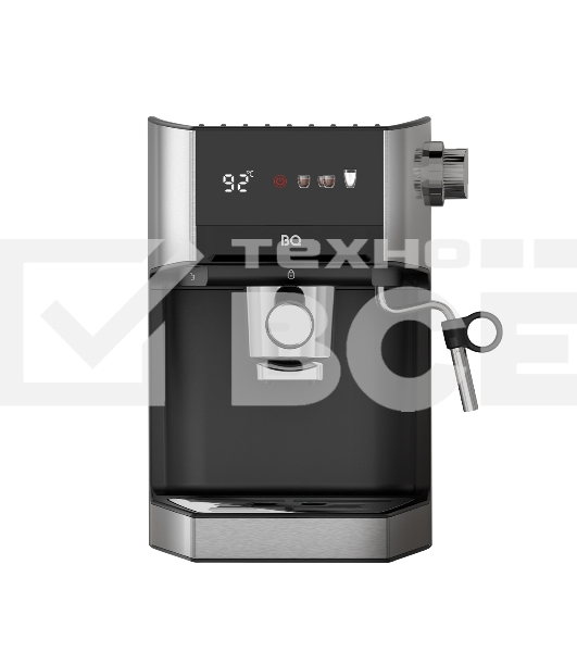 Кофеварка рожковая+капсульная BQ CM3003 стальной/чёрный, исп. кофе - молотый/капсулы Dolce gusto, Nespresso, 1 л, 950 Вт, 19 бар
