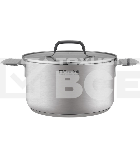 Кастрюля Rondell Normanne RDS-1814 5.1л. d=24см (с крышкой) стальной