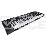 Клавиатура MIDI [231522] Arturia [KeyLab Essential 49 mk3 Black] 49 клавиш, LCD дисплей, 9 энкодеров, 8 пэдов, 9 фейдеров, 12 кнопок управления, колеса высоты тона и модуляции, 1/4