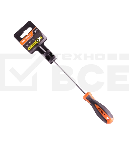 Отвертка Patriot PH0x150, CR-V,магнитная, 2-х компонентная рукоятка