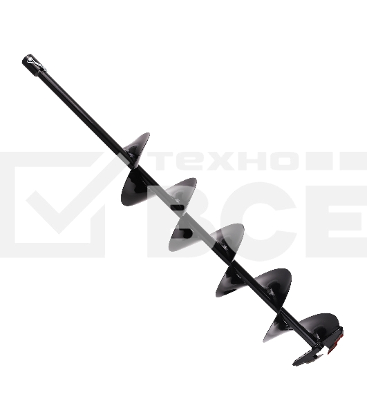 Шнек двухзаходный PATRIOT D 180i для льда, диаметр 180мм, длина 1000мм, смен. ножи (Россия)