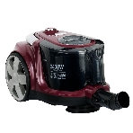 Пылесос GINZZU VS444 красный/серый, 420/2400 Вт, уборка сухая, пылесборник контейнер 4 л, фото2