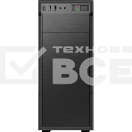 Компьютерный корпус с блоком питания 450Вт./Case Forza ATX, 450W, 1xUSB 2.0+1xUSB 3.0, Black, w/o FAN, 8 см fan PSU, power cord, фото2