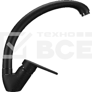 Смеситель кухонный PRACTIK PR-02-004 черный оникс