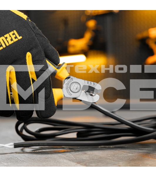 Кабелерез Denzel 160 мм, трехкомпонентные рукоятки