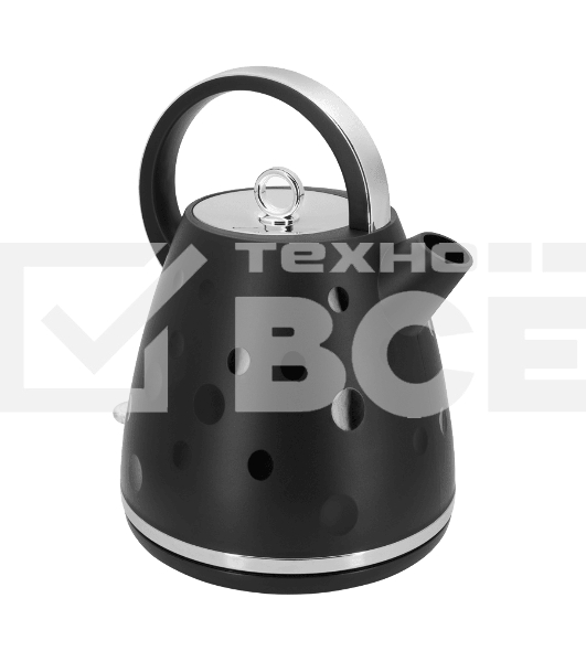 Чайник электрический Maunfeld MFK-647BK черный с хромированными элементами