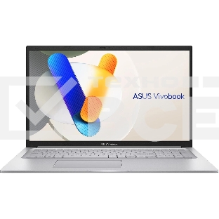 Ноутбук Asus VivoBook X1704VA-AU1105/17.3'/IPS/Intel Core 3 100U/16Gb/512Gb SSD/Intel Graphics/noOS/серебристый/2.1kg