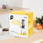 Соковыжималка Kitfort КТ-1151 белый/черный, шнековая вертикальная, 100 Вт, электронное, реверс, фото3