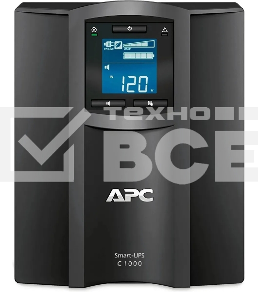 Источник бесперебойного питания APC Smart-UPS C SMC1000IC 600Вт 1000ВА черный