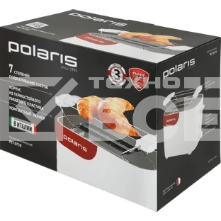 Тостер Polaris PET-0720 белый-красный