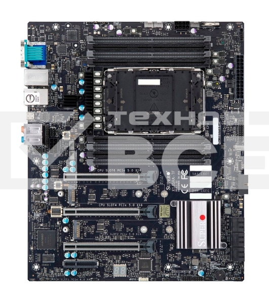 Материнская плата Supermicro MBD-X13SRA-TF-B, LGA 4677, Intel W790, 8xDDR5, 6xSATA, 2xM.2, 4xPCIe 5.0 x16, 1x10Gb LAN, 1x1Gb LAN, 6xUSB, 7.1, CEB