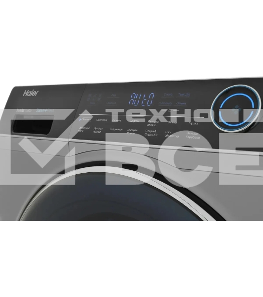 Стиральная машина Haier HWD80-BP14979S серебристый, загрузка фронтальная 8 кг, 5 кг - сушка, 1400 об/мин, класс: B