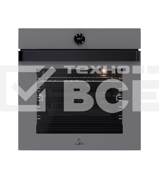 Духовой шкаф электрический LEX EDP 607 GR Wide Series серый
