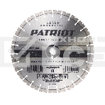 Диск PATRIOT LASER COMMERCIAL алмазный сегментный 400х25,4/20 Камень/Асфальт, фото 1