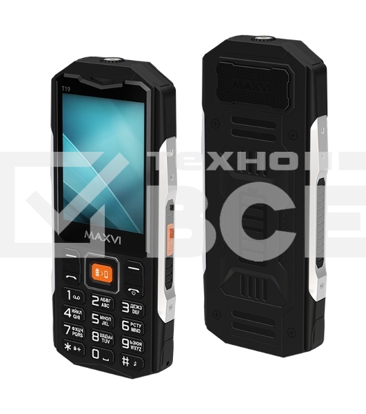 Мобильный телефон Maxvi T19 черный