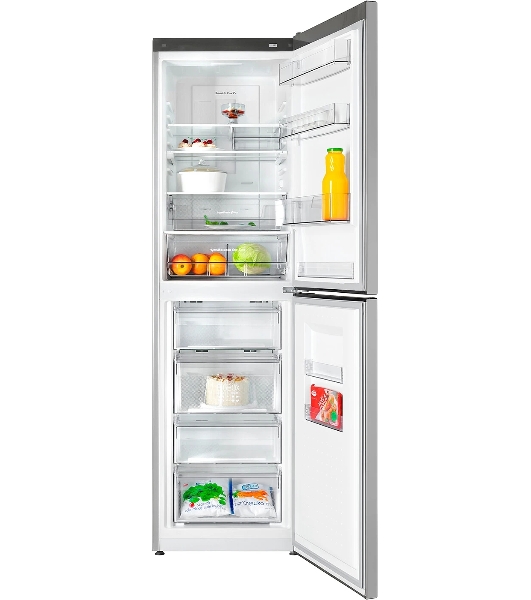 Холодильник Atlant ХМ-4625-189-ND серебристый двухкамерный 211/125л морозилка снизу, No Frost