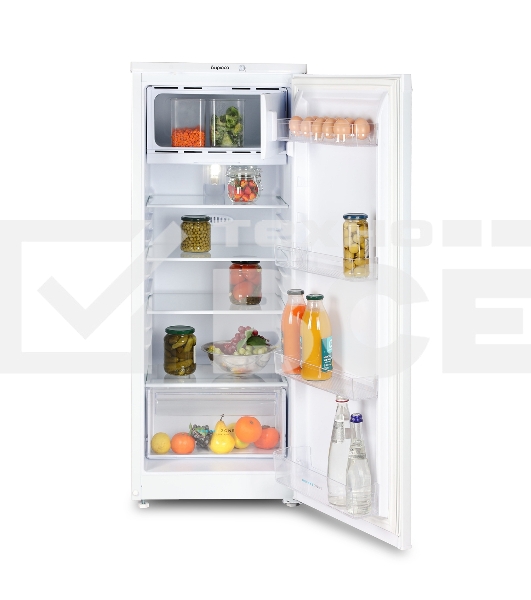 Холодильник Бирюса 410 белый однокамерный 153/27л морозилка сверху