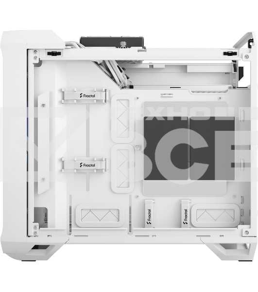 Компьютерный корпус без блока питания Fractal Design Torrent Nano RGb TG Clear Tint, Mini-Tower, 1x180мм RGb, 2xUSB-A 3.2 + 1xUSB 3.2 Type-C mITX, mDTX белый