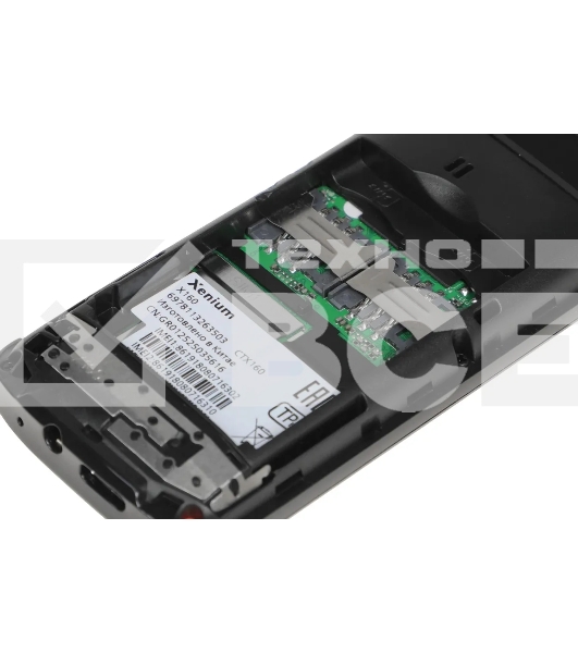Мобильный телефон Xenium X160 черный моноблок 1.77