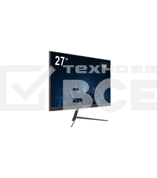 Монитор 27' Hikvision DS-D5027F3-2P2 IPS 1920x1080, 100 Гц, 14 мс, 16:9, 300 кд/м², VGA, HDMI 1.4, 3.5 Jack, черный