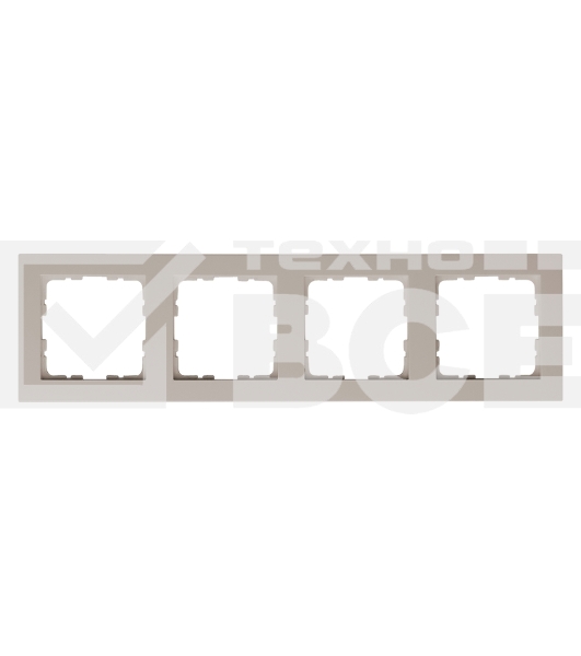 Рамка Jasmart 4-м G-Classic тауп