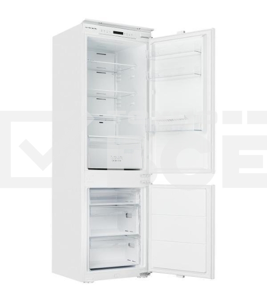 Встраиваемый холодильник Kuppersberg RBN 1764, High-Tech, полезный объем 243 л, No Frost, супер заморозка, инверторный компрессор, электронное управление, энергоэффективность А+