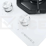 Газовая варочная панель Maunfeld EGHG.32.2CW/G, 2 конфорки, закаленное стекло, белый, фото10