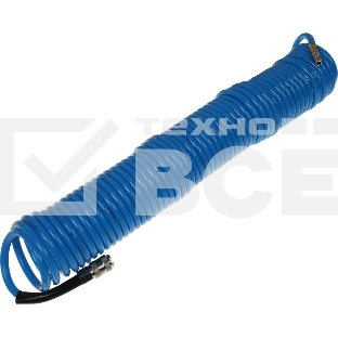 Шланг FUBAG 170302 спиральный с фитингами рапид полиуретан 15 бар 6x10мм 15м