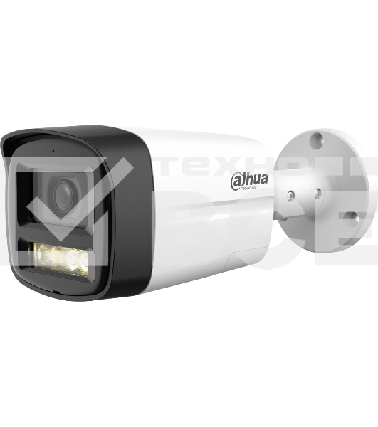 Камера видеонаблюдения аналоговая Dahua DH-HAC-HFW1200TLMP-IL-T-0280B 2.8-2.8мм