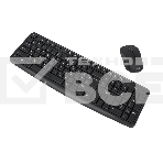 Комплект клавиатура+мышь Filum FL-KTW10-BK беспроводной, USB, 1600 DPI, чёрный, фото 1