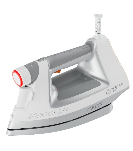 Утюг Garlyn GT-600 Pro белый/серый, 3000 Вт, 50 г/мин, 300 г/мин, 300 мл