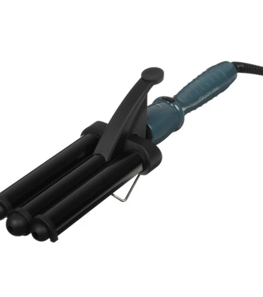 Щипцы для завивки волос Galaxy Line GL 4668 черный/зеленый, 22 мм, 200 °C, 1 режим