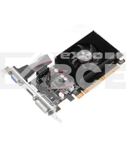 Видеокарта Afox GeForce GT710 4GB DDR3 64BIT DVI HDMI VGA LP SINGLE FAN (AF710-4096D3L7-V1) RTL