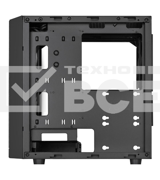 Компьютерный корпус Silverstone SST-PS15B-PRO Precision Mini Tower Micro ATX Computer Case, tempered glass, 2x 120мм ARGb, 1x ARGb Controller, black