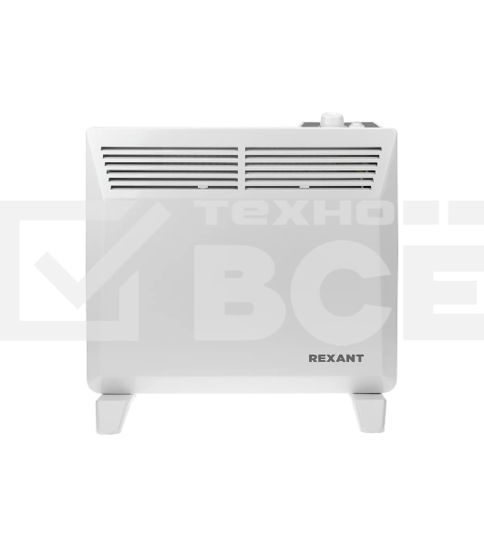 Конвектор Rexant 60-0083 белый, 1000 Вт, 15 м2, термостат