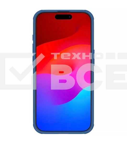 Чехол Super Frosted Shield Pro, синий, (AP IP15 Pro)