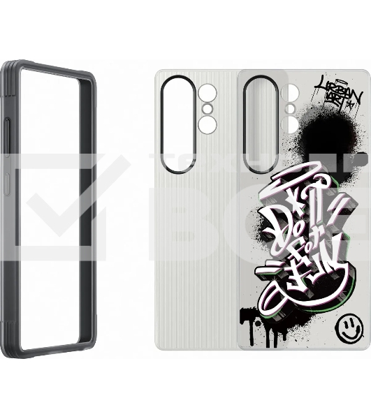 Чехол (клип-кейс) для Samsung Galaxy S25 Ultra Rugged Flipsuit Case S25 Ultra черный/прозрачный (EF-JS938CBEGRU)