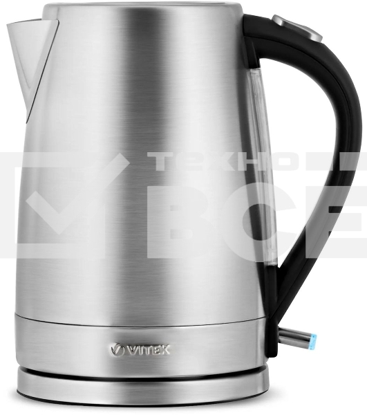 Чайник электрический Vitek VT-7000 1.7л. 2200Вт серебристый (корпус: металл)