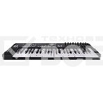 Клавиатура MIDI [231522] Arturia [KeyLab Essential 49 mk3 Black] 49 клавиш, LCD дисплей, 9 энкодеров, 8 пэдов, 9 фейдеров, 12 кнопок управления, колеса высоты тона и модуляции, 1/4