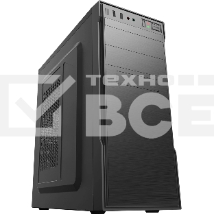 Компьютерный корпус с блоком питания 450Вт./Case Forza ATX, 450W, 1xUSB 2.0+1xUSB 3.0, Black, w/o FAN, 8 см fan PSU, power cord