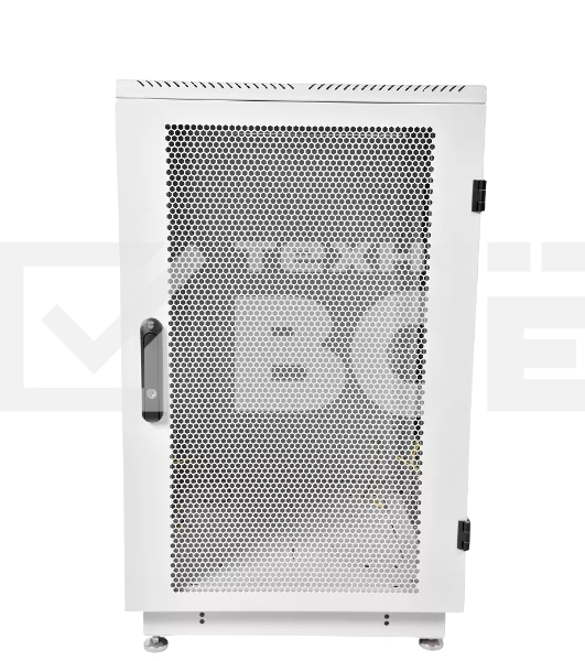 Шкаф телеком. напольный 18U (600x600) дверь перфорированная (ШТК-М-18.6.6-4ААА) (2 коробки)