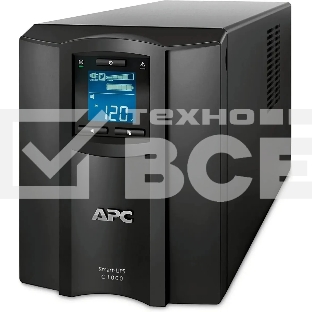 Источник бесперебойного питания APC Smart-UPS C SMC1000IC 600Вт 1000ВА черный
