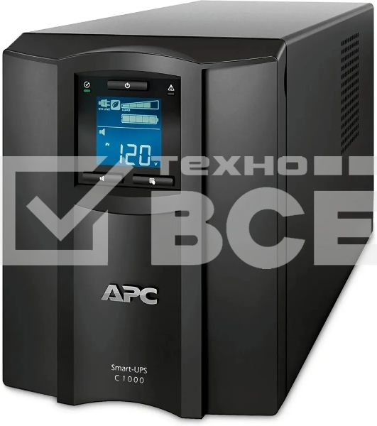 Источник бесперебойного питания APC Smart-UPS C SMC1000IC 600Вт 1000ВА черный
