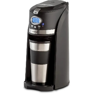 Кофеварка капельная Kitfort КТ-797 черный/нержавеющая сталь, исп. кофе - молотый, 0.42 л, 800 Вт.