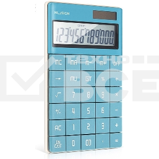 Калькулятор настольный Deli Nusign ENS041blue синий 12-разр.